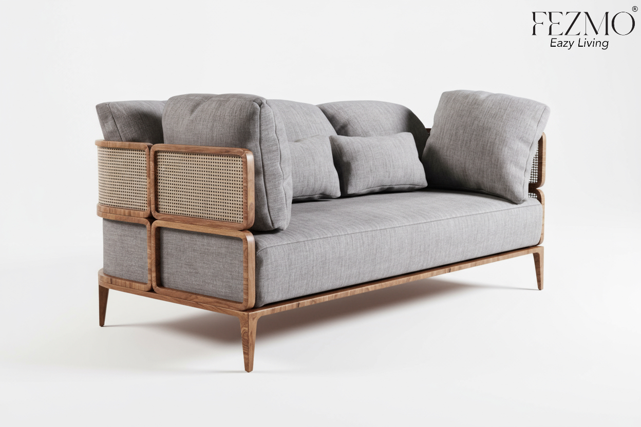 Grey Cane Two-Seater