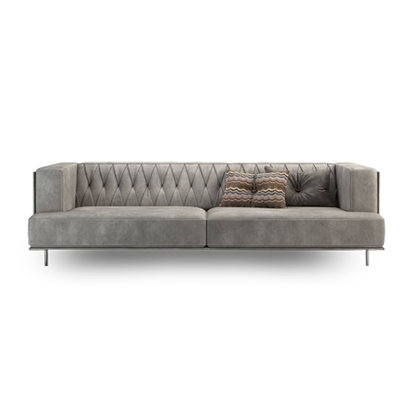 Late Modern Chesterfield- X Sofa