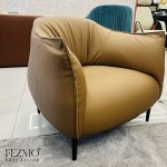 Goose feather back Lounge chair