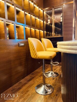 Golden Colour Breakfast Counter Chair