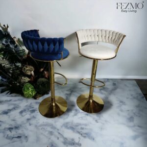 Gold metallic Breakfast Counter Chair