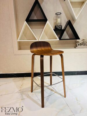 Golden Honey Brown Counter Chair