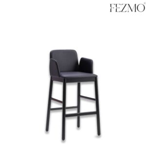 Coffee Brown Breakfast counter Chair