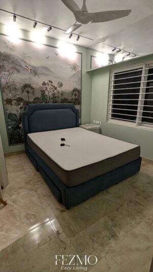 Designer-Inspired Bed and Panel