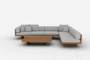 Wooden And Cane Design Sofas 6