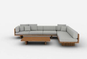 Wooden And Cane Design Sofas 6