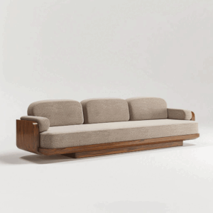 Wooden And Cane Design Sofas 8