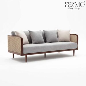 Wooden And Cane Design Sofas 11