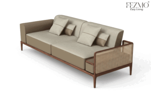 Wooden And Cane Design Sofas 13