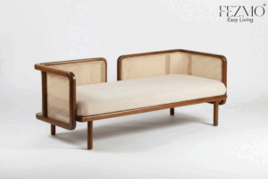 Wooden And Cane Design Sofas 15
