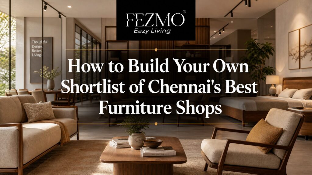 How to Build Your Own Shortlist of Chennai’s Best Furniture Shops