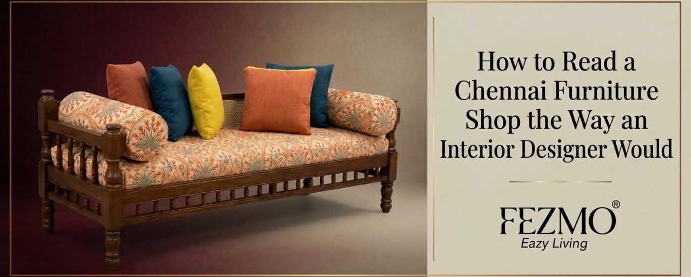 How to Read a Chennai Furniture Shop by evaluating furniture quality, showroom layout, and product craftsmanship