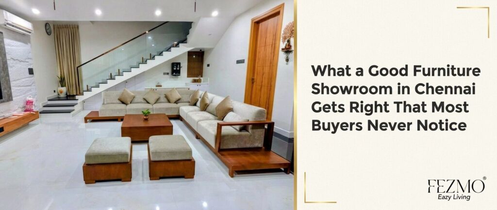 What a Good Furniture Showroom in Chennai Gets Right That Most Buyers Never Notice
