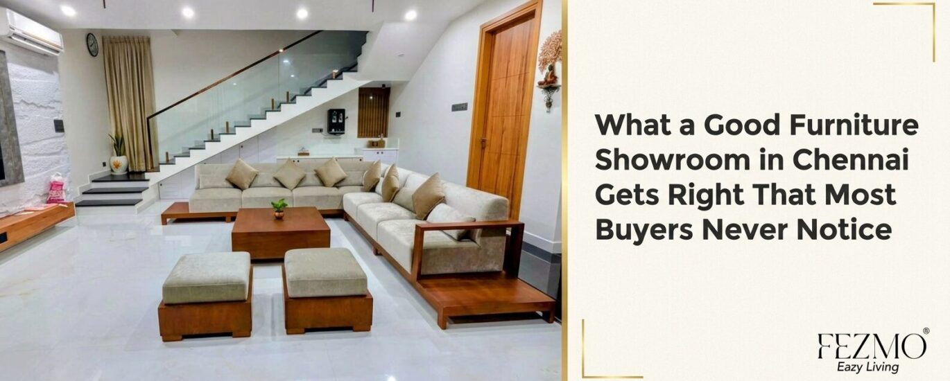 What a Good Furniture Showroom in Chennai Gets Right That Most Buyers Never Notice through quality furniture displays, expert staff, and an organised showroom