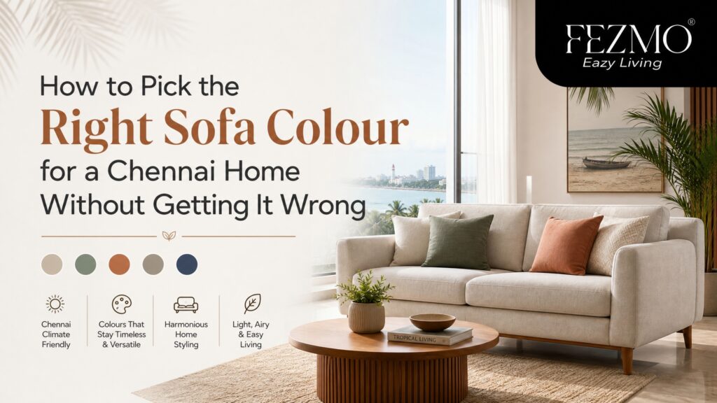 How to Pick the Right Sofa Colour for a Chennai Home Without Getting It Wrong