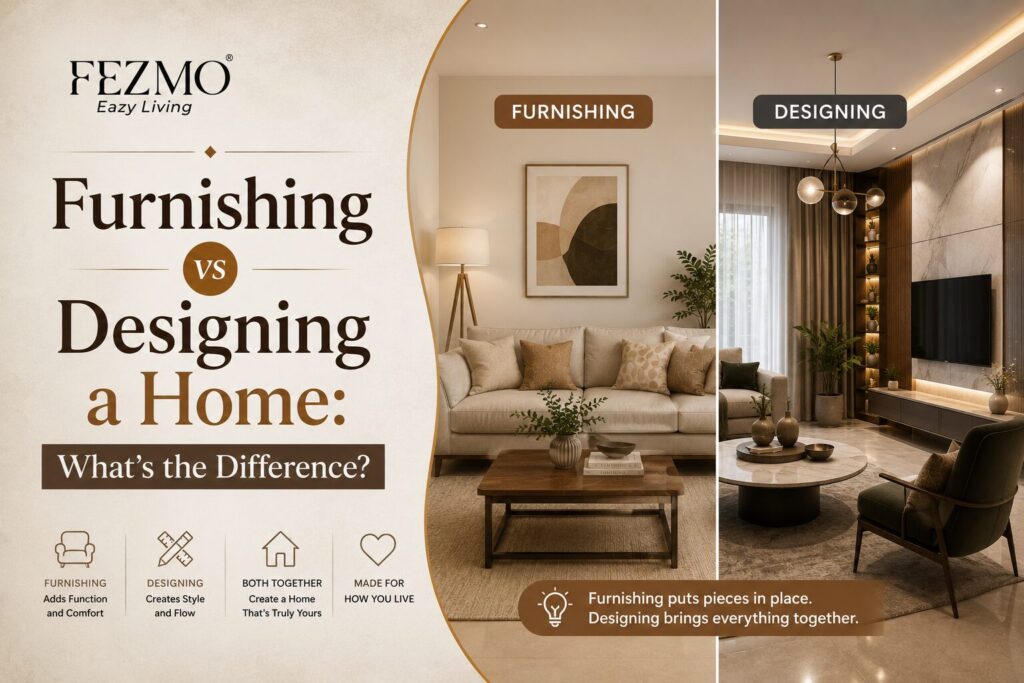 Furnishing vs Designing a Home : What’s the Difference?