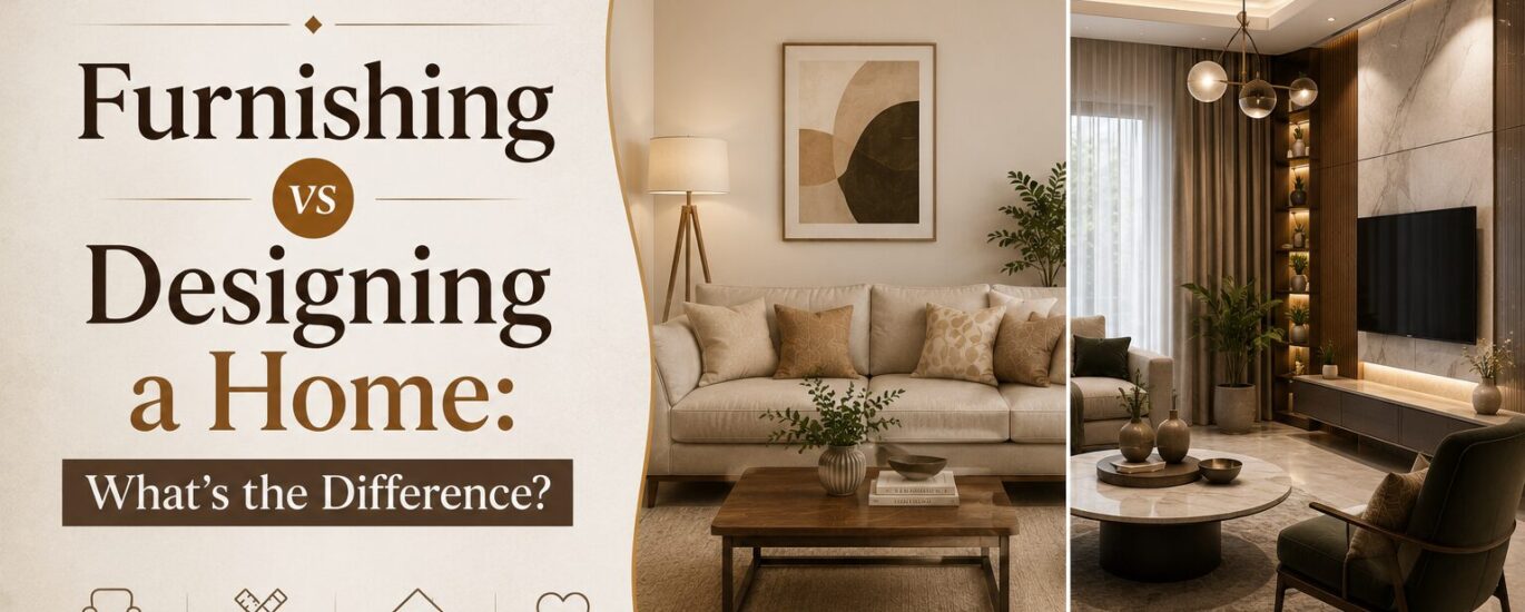 Furnishing vs Designing a Home